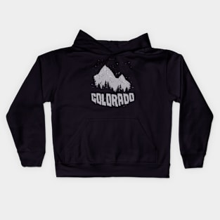 colorado day - retro vintage colorado design Kids Hoodie